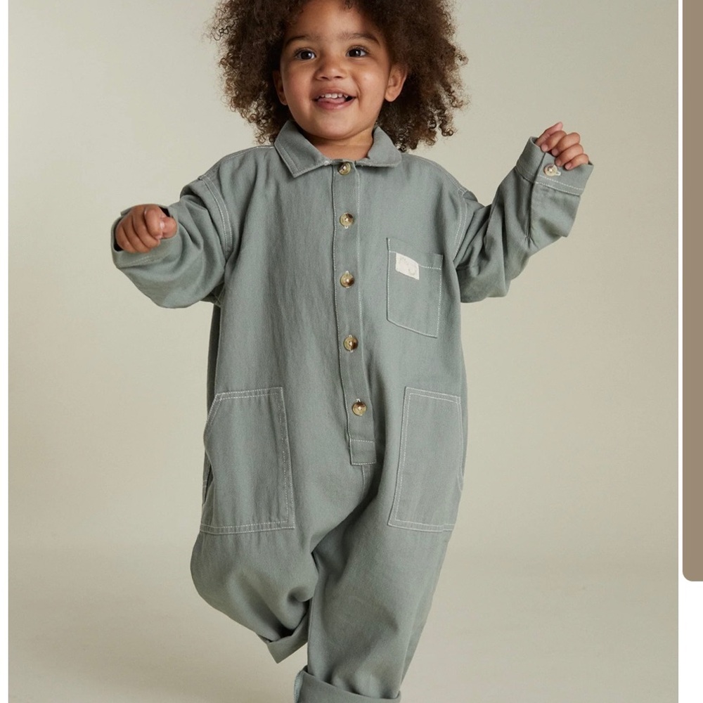 Kids Gray Jumpsuit